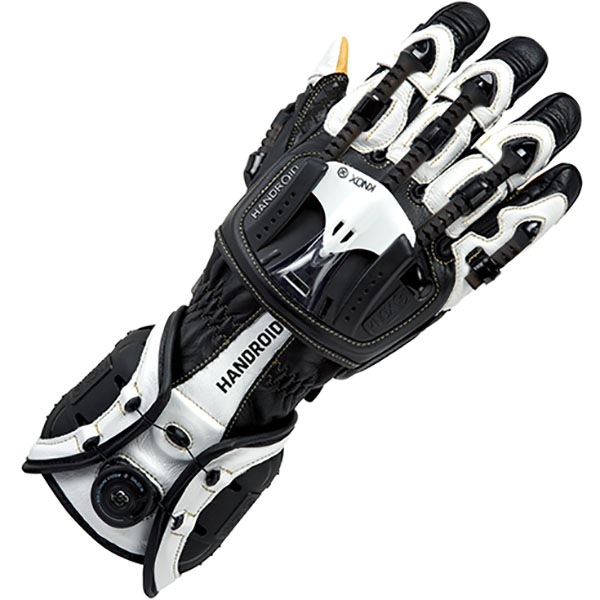 Knox Handroid Glove Mechanical Exoskeleton Motorcycle Motorbike Black